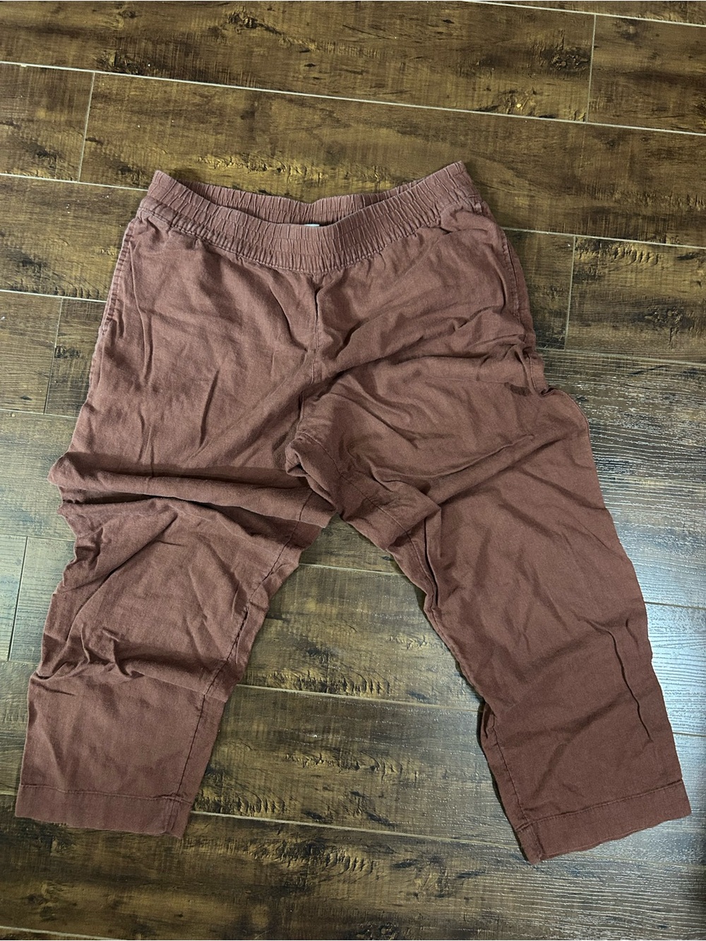 Old Navy Jogger Pants in Rust Brown
